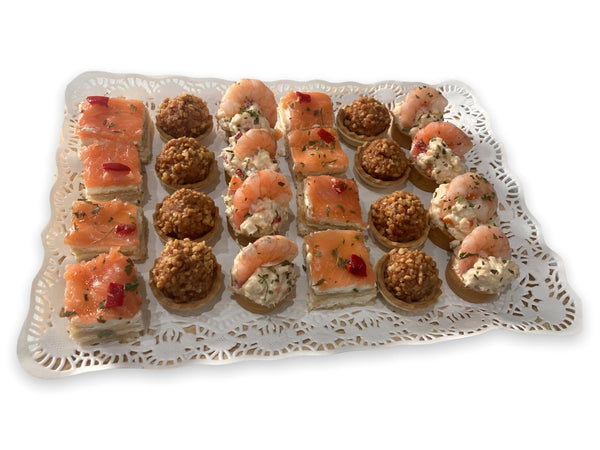 Bandeja de canapés variados de nuestro obrador - Cositas Güenas