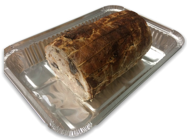 Cinta de lomo rellena asada al horno - Cositas Güenas
