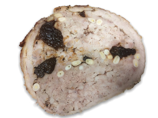 Cinta de lomo rellena asada al horno - Cositas Güenas