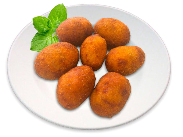 Croquetas artesanas de nuestro obrador en bandejas de kilo - Cositas Güenas