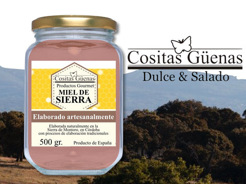 Miel de Sierra natural envase 500 gr. - Cositas Güenas