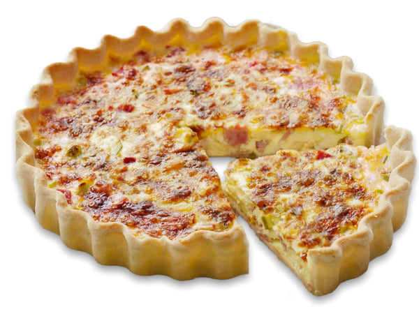 Quiché de bacon ahumado y queso - Cositas Güenas