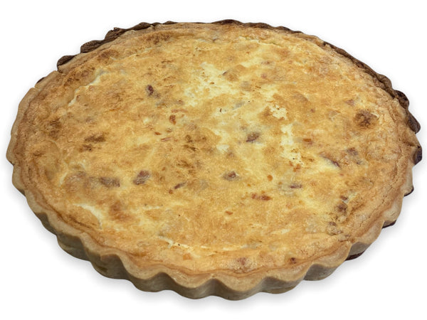 Quiché de bacon ahumado y queso - Cositas Güenas