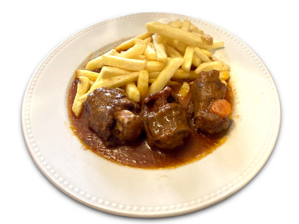 Rabo de toro estofado a la cordobesa (6-8 raciones) - Cositas Güenas
