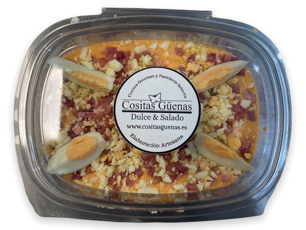 Salmorejo tradicional cordobés. Bandeja de 1/2 Kilo - Cositas Güenas