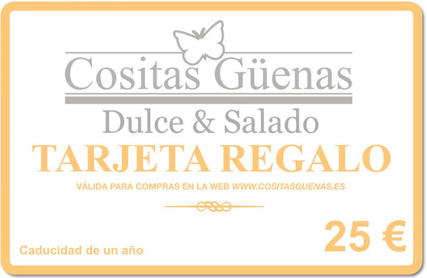 Tarjeta de regalo - Cositas Güenas
