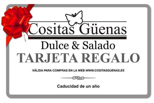 Tarjeta de regalo - Cositas Güenas