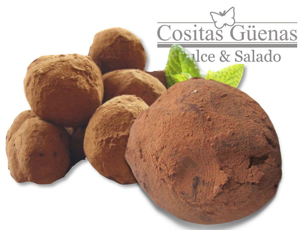 Trufas de chocolate a la naranja - Cositas Güenas