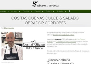 Cositas Güenas Dulce & Salado, obrador cordobés