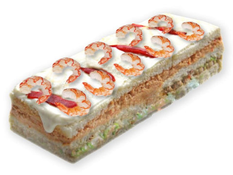 Pastel frío de atún y ensaladilla de marisco - Cositas Güenas