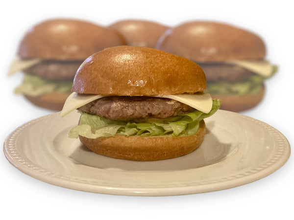 Miniburger de vacuno en bandeja de 6 unidades - Cositas Güenas