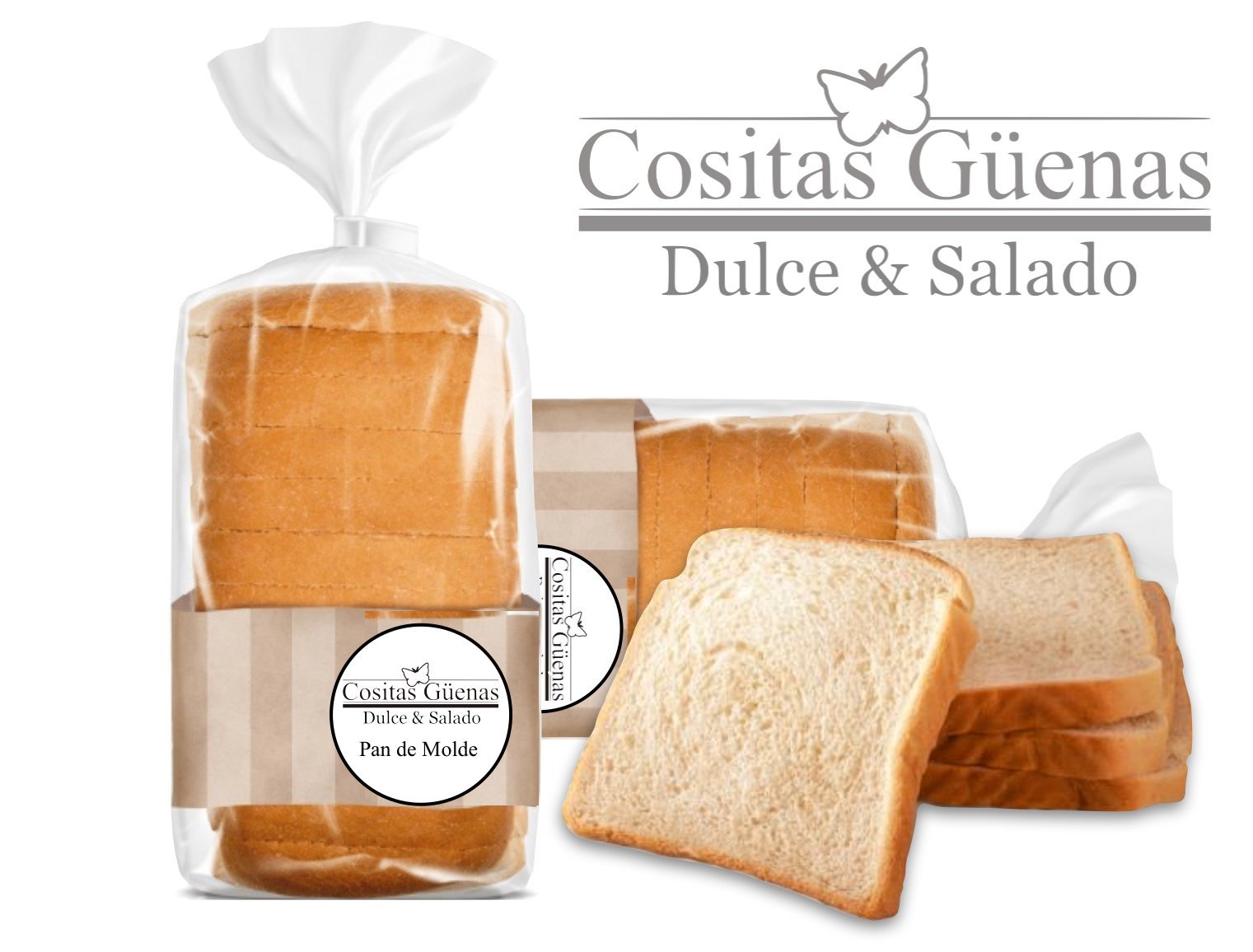 Pan de molde blanco - Cositas Güenas